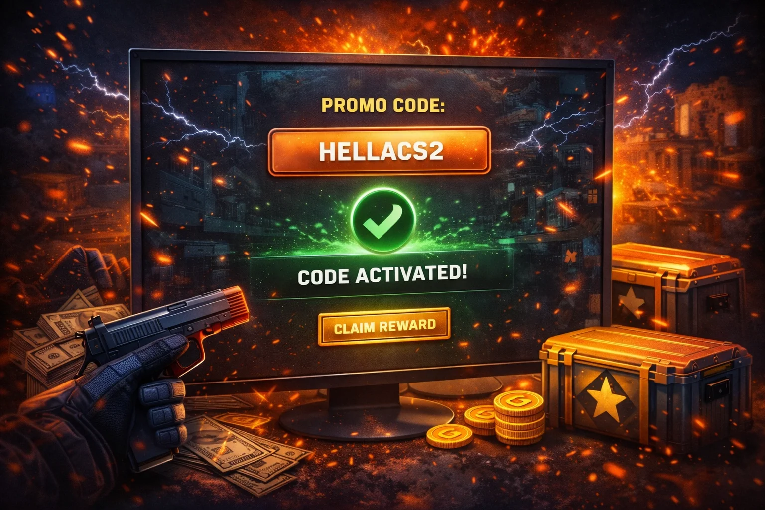 What is Hellcase and how do these bonus codes work?